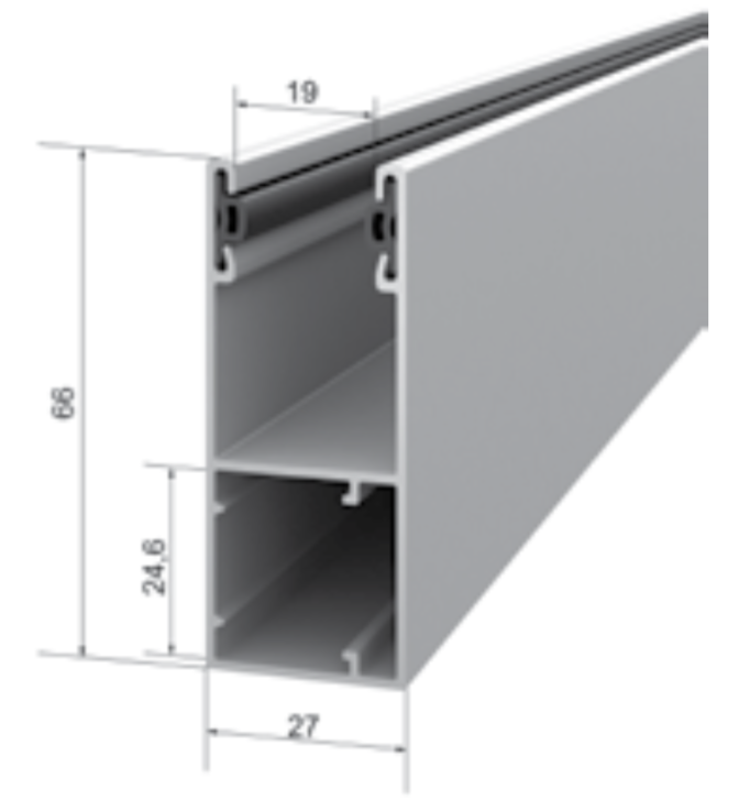 coulisse 66x27 de volet roulant