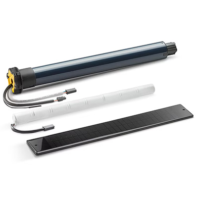 Kit Solaire RS100 Somfy 3/15 : Panneau / Batterie / Moteur + Garantie
