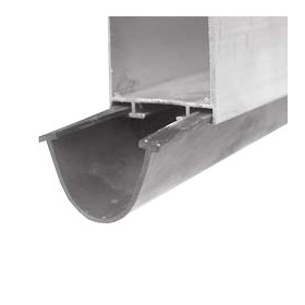 Profil acier pour joint bas de porte sectionnelle