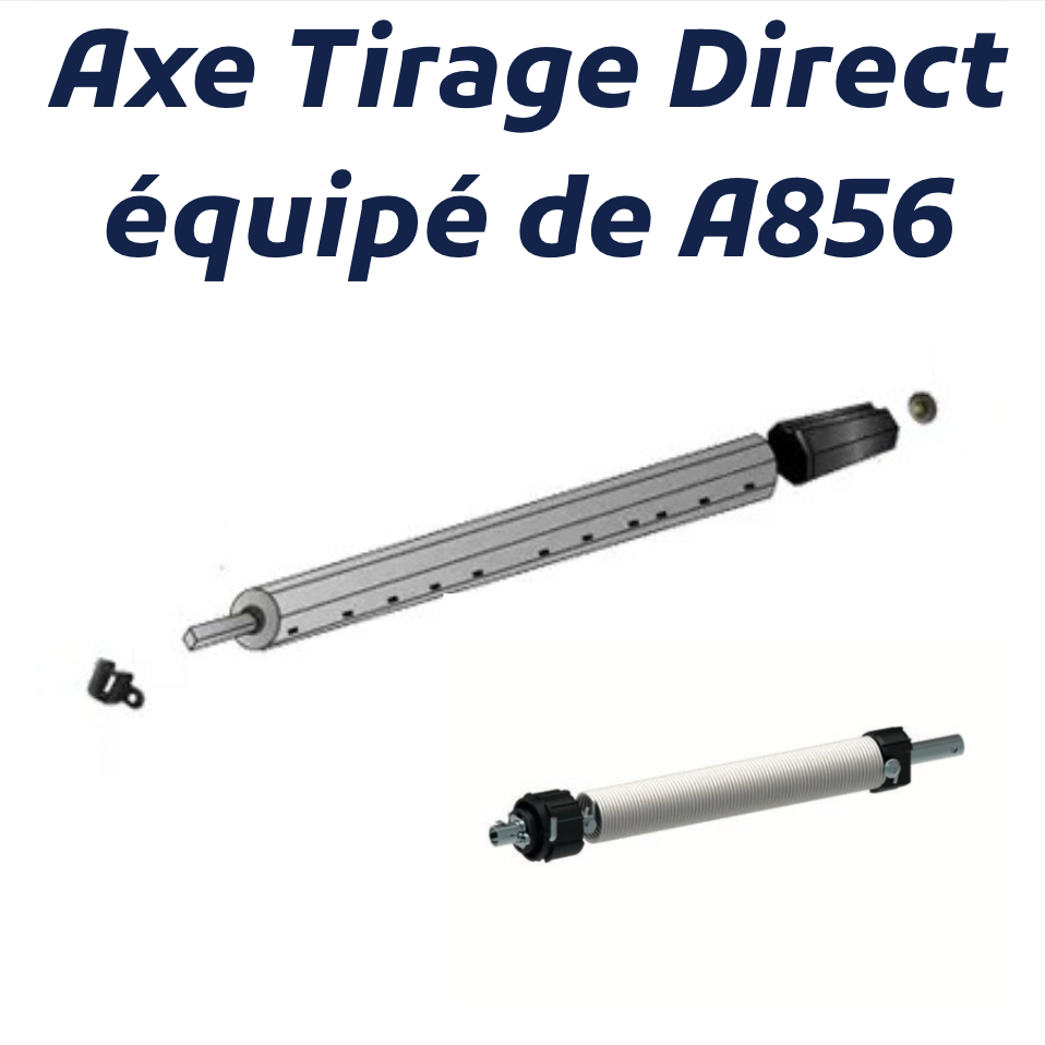Axe équipé pour installer un tirage direct STANDARD A856
