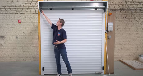 Les systèmes de sécurité de la porte de garage enroulable