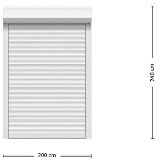 PORTE DE GARAGE ENROULABLE