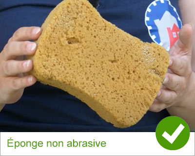 Eponge non abrasive