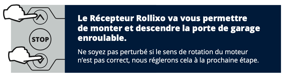 Réglage Haut / Bas Rollixo